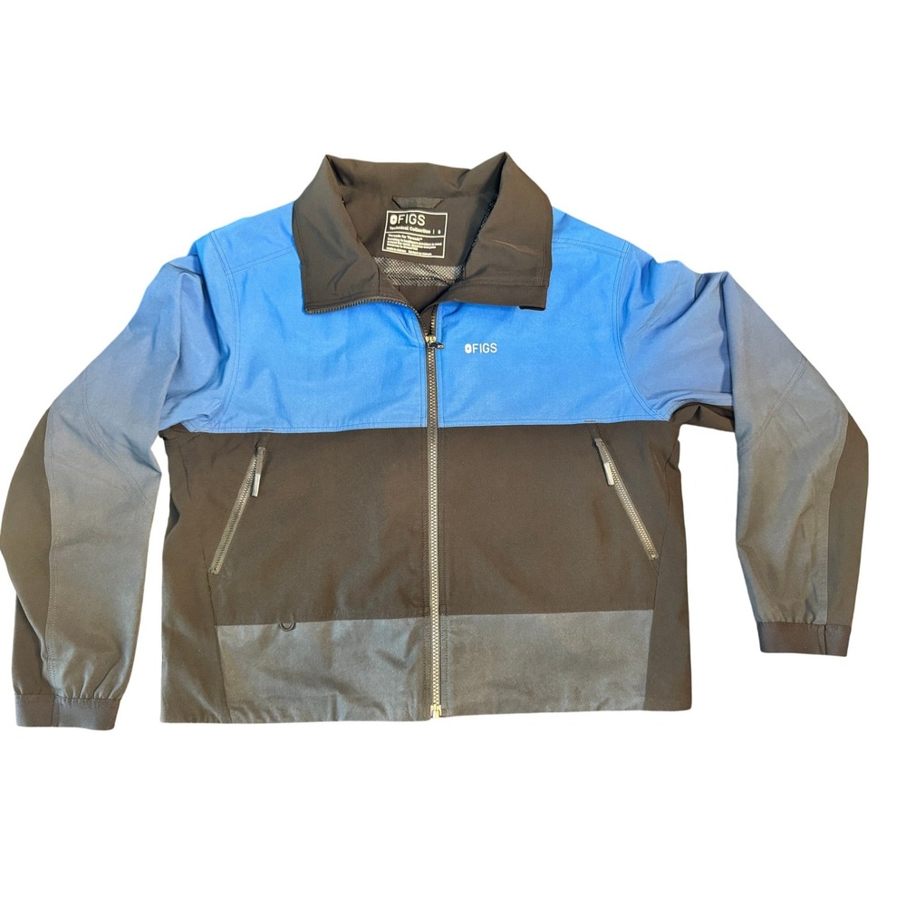 FIGS Limited Edition FreeX Milky Way Ombre Full Zip Scrub Jacket - Small EUC